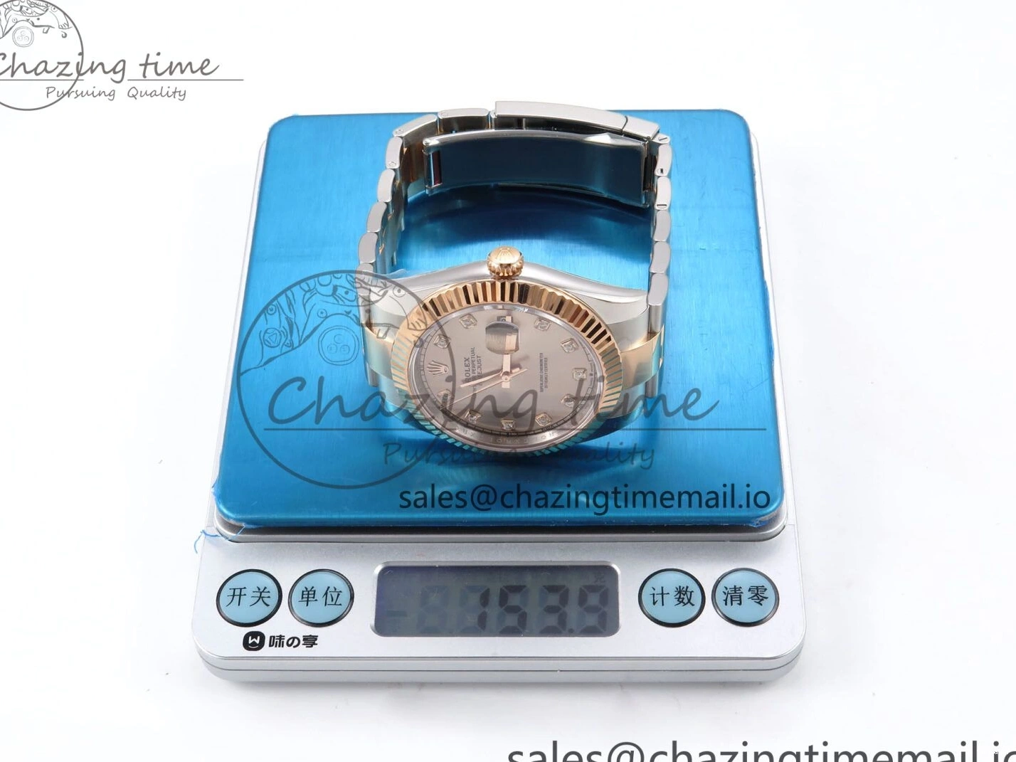 SH3235（Gain Diamonds Oyster 904L DateJust 126331 Steel Dial ARF RG on Edition 41 SS Bracelet 1:1 Weight） Best RG 0517
